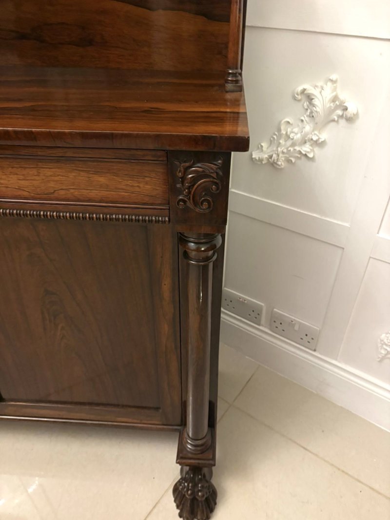Fine Quality Antique Regency Mahogany Chiffonier / Sideboard